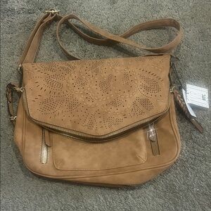 Elegant Tan Crossbody Bag